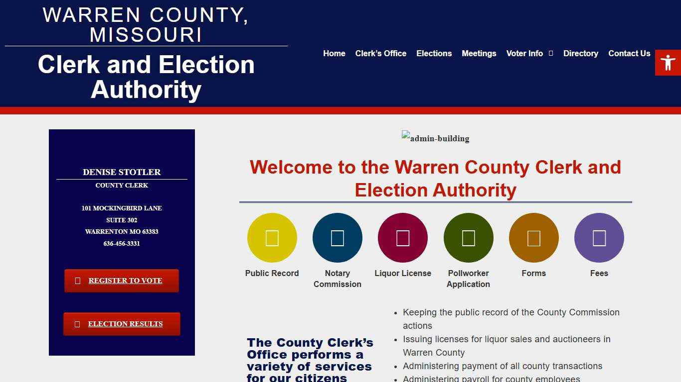 Warren County Clerk – Warrenton, MO