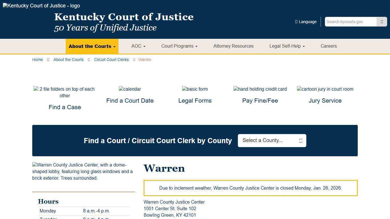 Warren - Kentucky Court of Justice